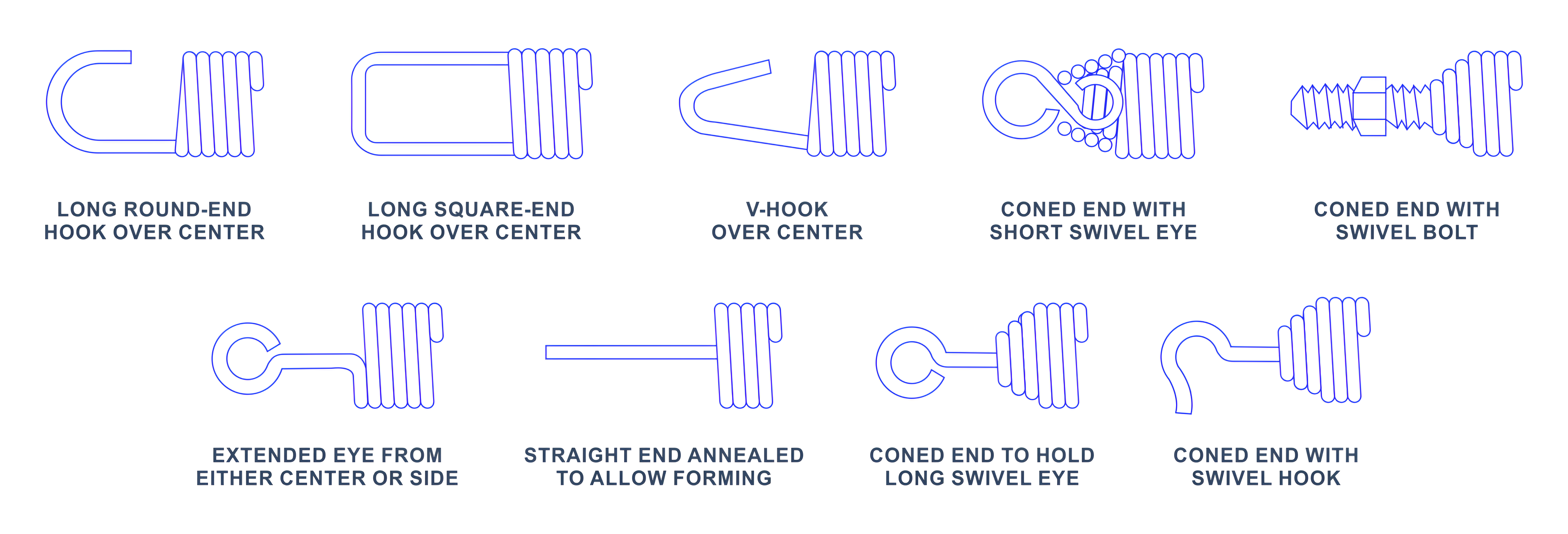 Tension Spring Technical Diagram